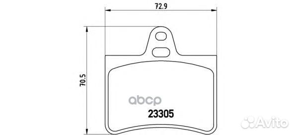 К-т дисков. тормоз. колодок P61073 Brembo