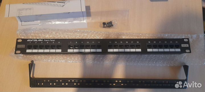 Eurolan 27B-U5-24BL 19, 24xRJ45, UTP, кат.5е