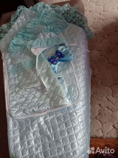 Конверт на выписку для мальчика (лето/осень)