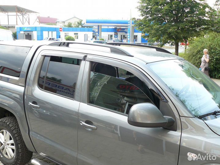 Рейлинги на крышу Volkswagen Amarok, Черные