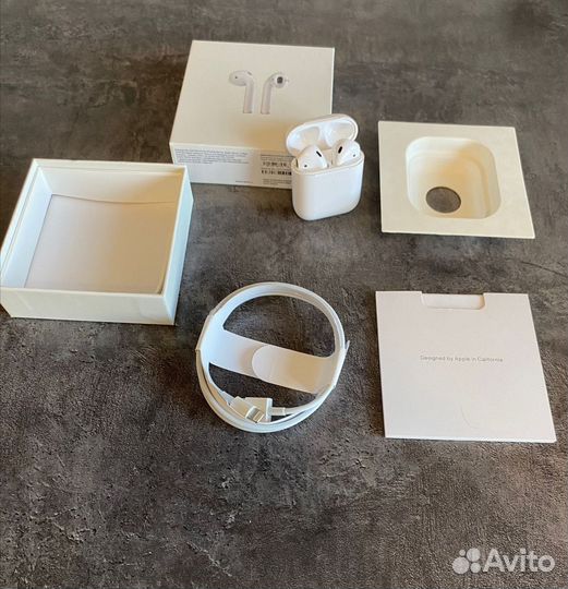 Беспроводные наушники apple airpods 2