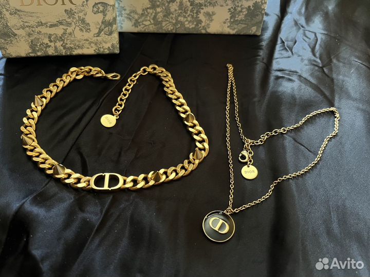 Кулон чокер Christian Dior