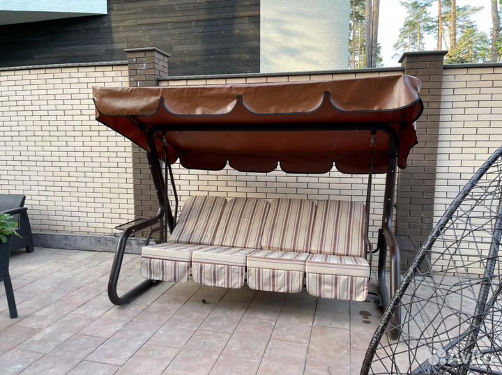 Крыша пвх на качелю