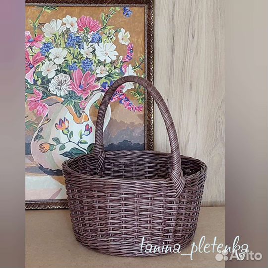 Корзина плетеная