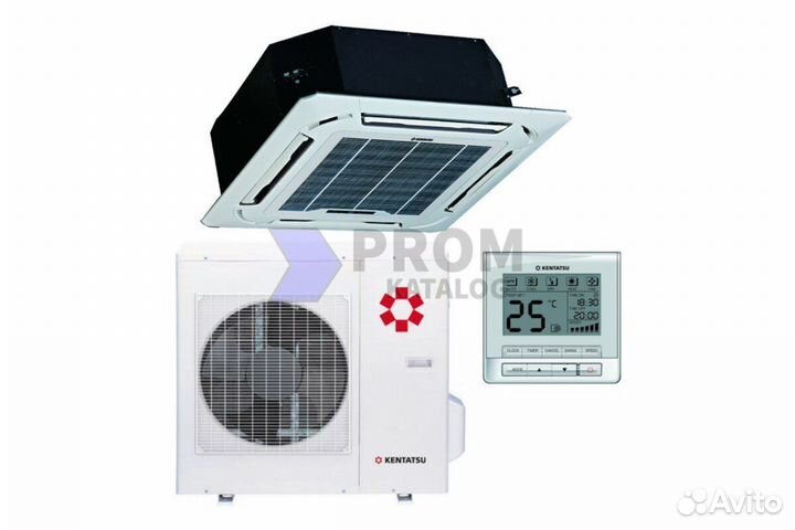 Кассетные сплит-системы Kentatsu 30-150 кв.м