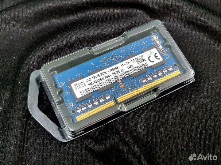 Оперативная память для ноутбука DDR3 1600 Mhz 2Gb