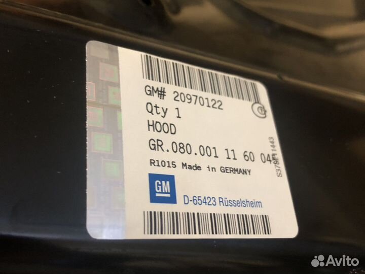 Капот opel insignia новый