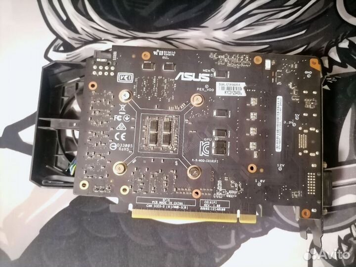Видеокарта asus dual GeForce GTX 1660 Ti