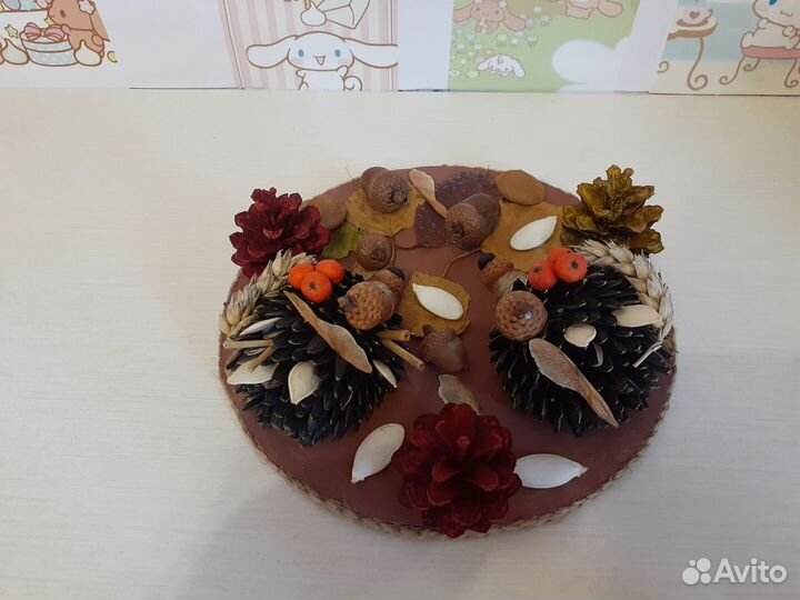 Осенняя поделка из природных материалов