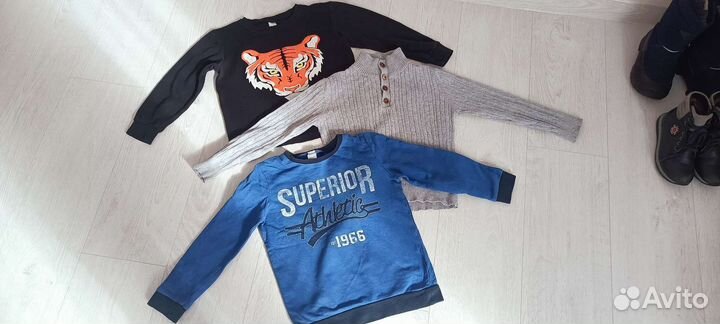 Вещи пакетом на мальчика104 110