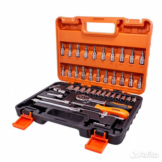 Набор инструмента 46пр. 1/4''(6-гран.)(4-14мм) ism