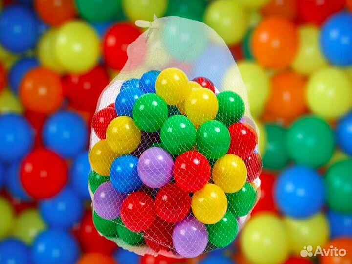 Игровое ассорти в нескольких цветах 100 штук