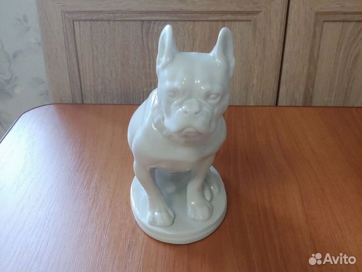 Фарфоровые статуэтки собака лфз 3 шт