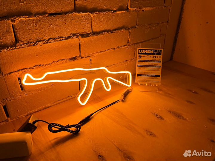 Вывеска световая неоновая