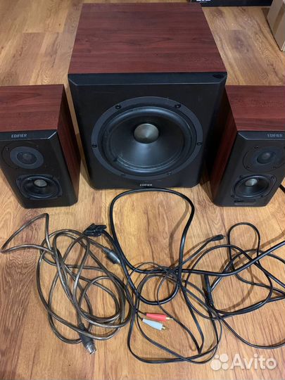 Акустическая система 2.1 Edifier S350DB brown