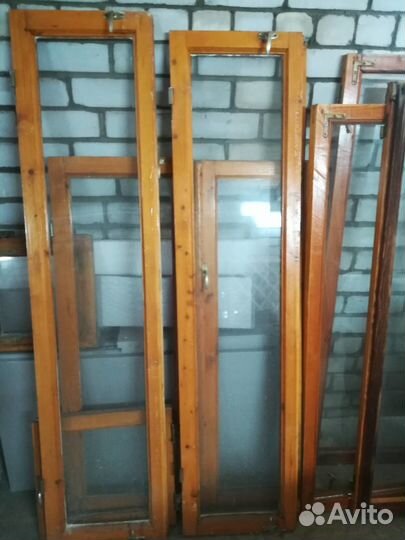 Створки от окон деревянные