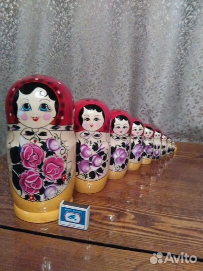 Деревянная игрушка из 10-три кукол Матрёшка, новые