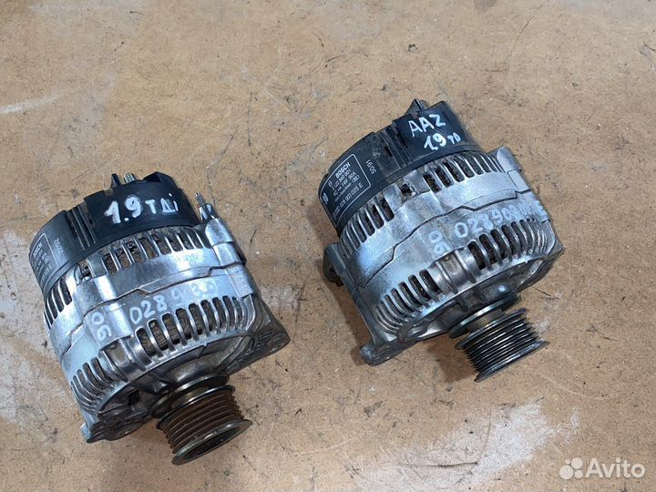 Генератор 028903025E 90А 1.9tdi Passat Golf