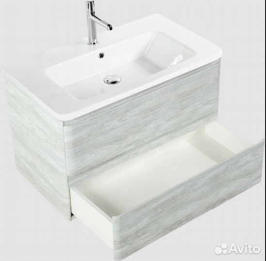 Тумба с раковиной BelBagno Albano-Cer 80 подвесная