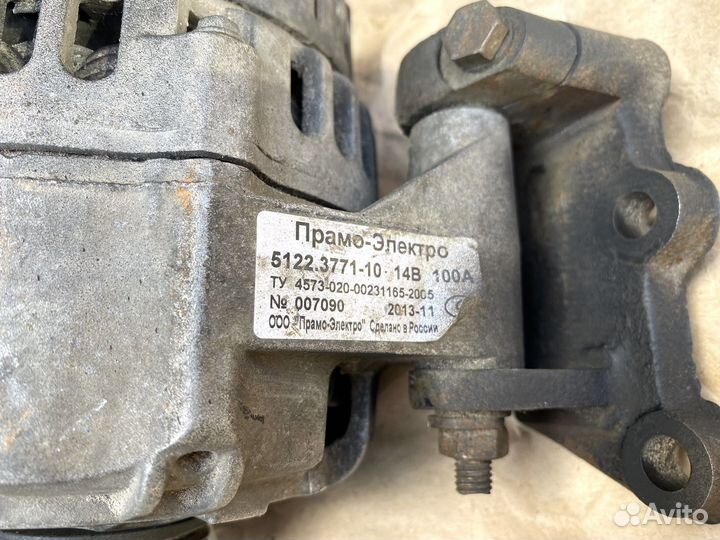 Генератор ГАЗель, УАЗ, двигатель 406, 100А