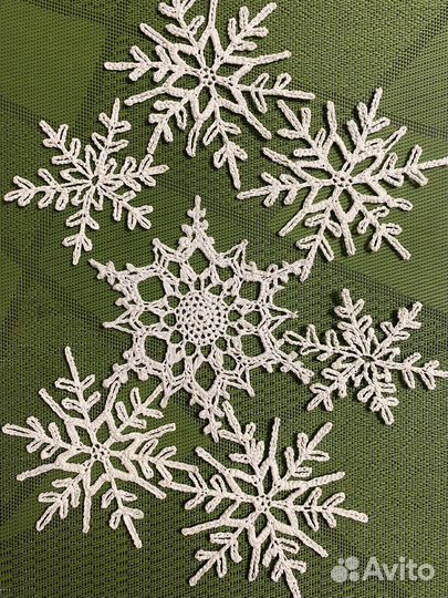 Снежинки ажурные