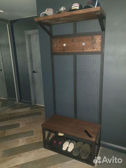 Гардероб в стиле лофт