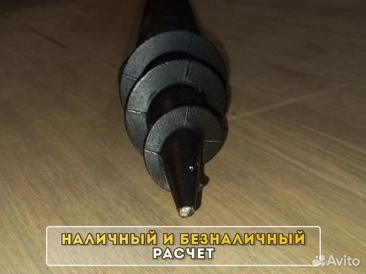 Винтовые сваи разных размеров. Доставка