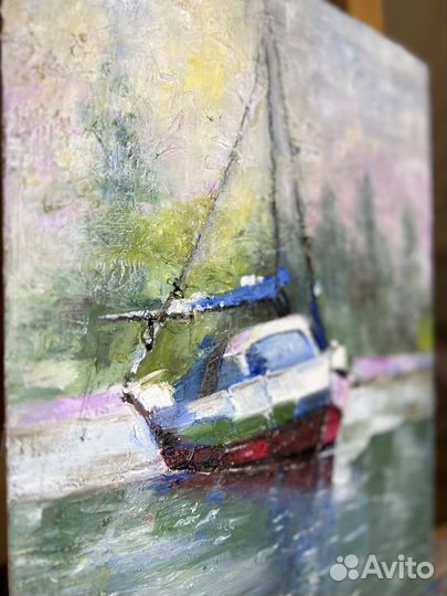 Картина маслом «Катерок»