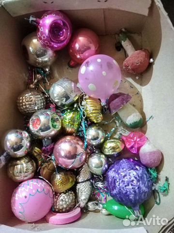 Елочные игрушки СССР на прищепках есть много разны