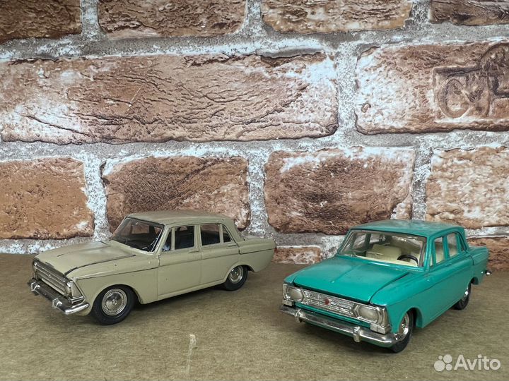 Модель автомобиля Москвич СССР 1:43