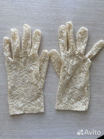 Перчатки ажурные