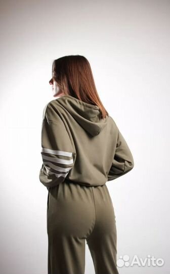 Женский спортивный костюм оверсайз, 44