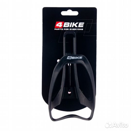 Флягодержатель, пластик 4bike 051, чёрный, в инд