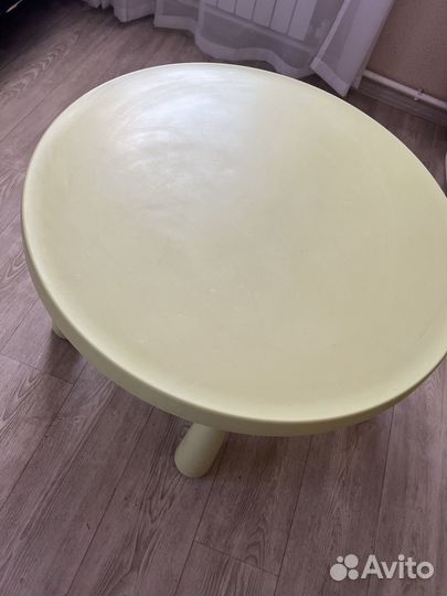 Стол детский икеа круглый маммут