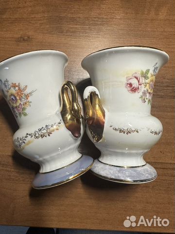 Ваза фарфор martinroda и сахарница