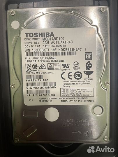Жесткий диск для ноутбука SATA 2,5