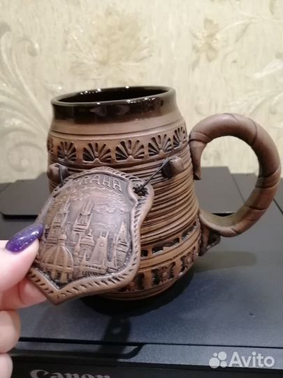 Кружка пивная - сувенир из Праги (новая )