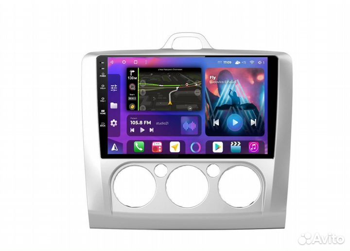 Магнитола андроид Ford Focus 2 FarCar 6/128