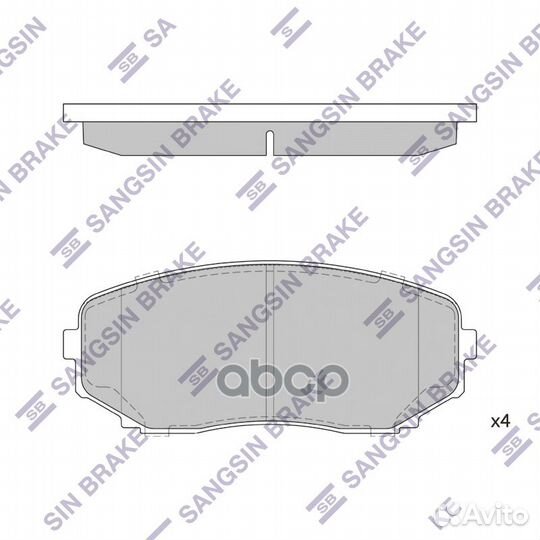 Колодки тормозные FR. Mazda CX-7 SP1603 SP1603
