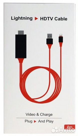 Кабель Lightning ) hdmi 2.0 m LD7 00011376 4K