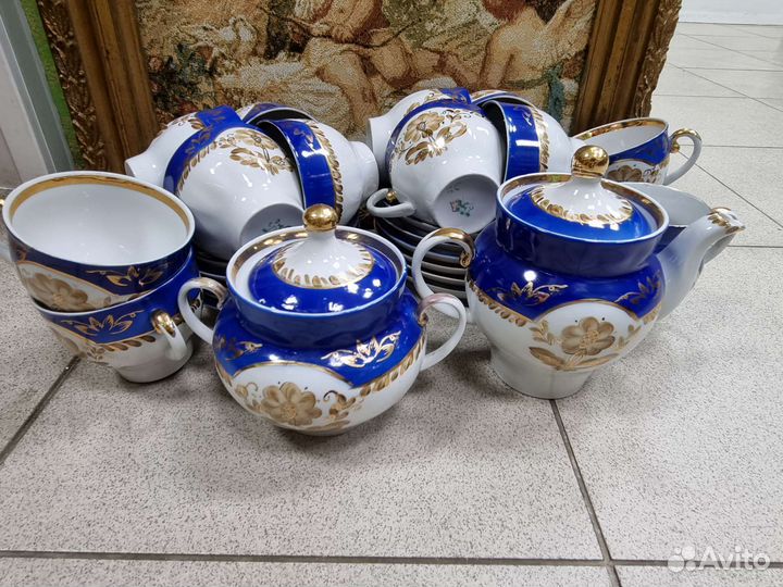 Чайный сервиз. Барановка. СССР. На 12 персон