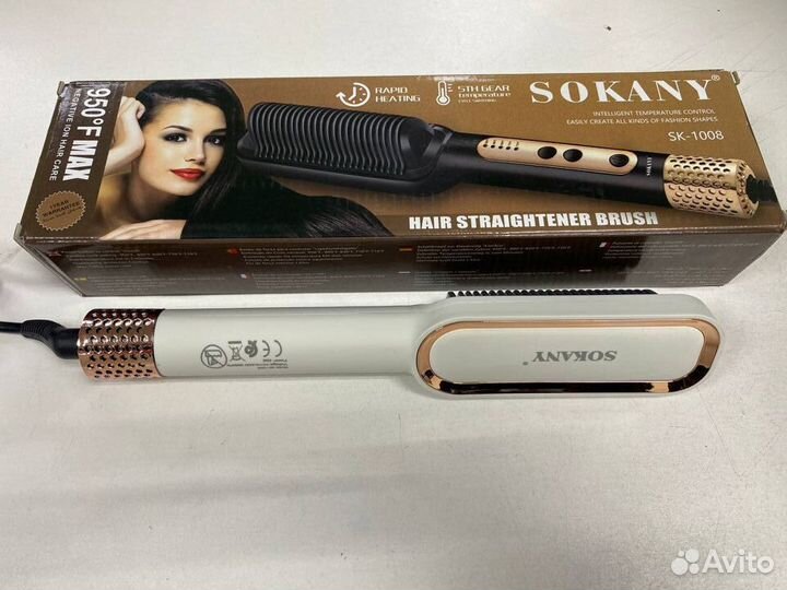 Расческа выпрямитель sokany SK-1008