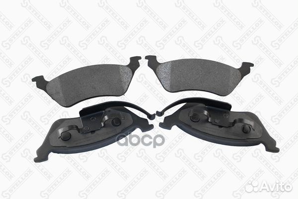 001 063B-SX колодки дисковые задние с антискри