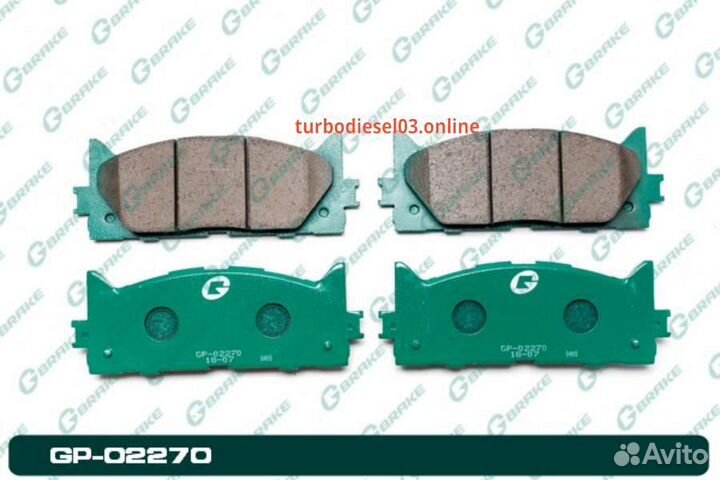 Колодки G-brake GP-02270 GP02270 G-brake