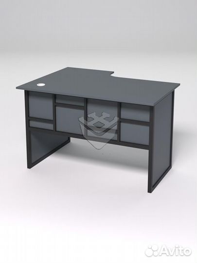 Стол эргономичный офисный сэ-16 (правосторонний) &