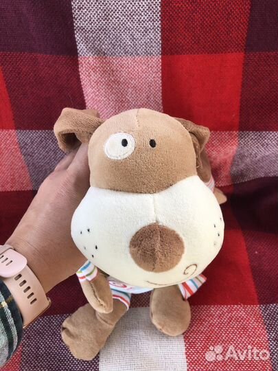 Детская игрушка мягкая собака от фирмы Cubbies