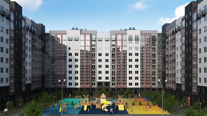 2-к. квартира, 56,9 м², 7/10 эт.