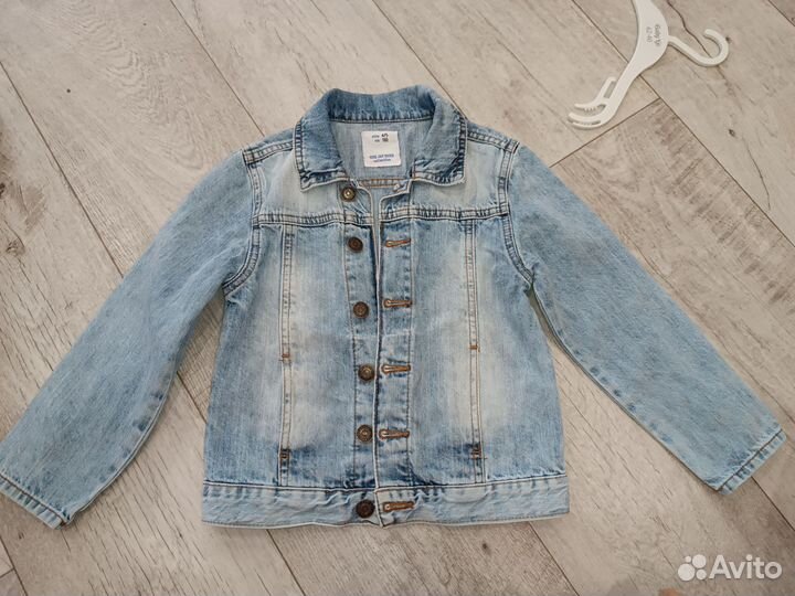 Джинсовая куртка для мальчика 110