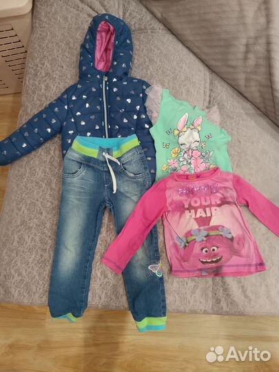 Вещи пакетом на девочку 2 года