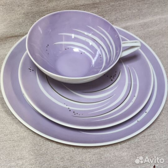 Чайная пара. Фарфор из ГДР